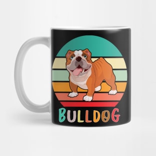Vintage Retro Bulldog Mug